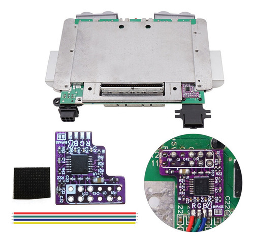 Para Pcb Rgb Para Consolas Ntsc, Kit Rgb Mod Para