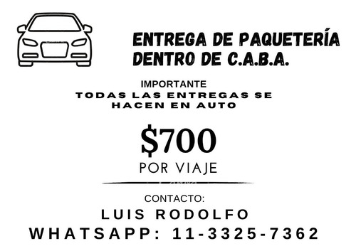 Imagen 2 de 4 de Paqueteria Encomiendas Repartos Económicos Mensajeria Flex
