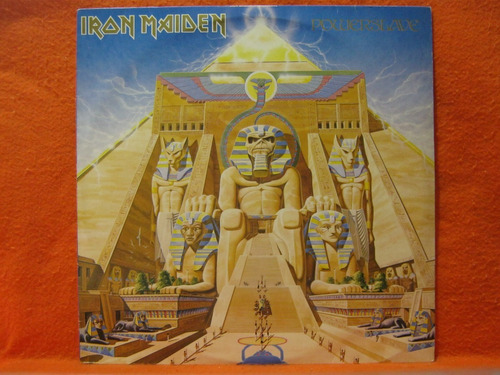 Lp Disco De Vinil  Iron Maiden Powerslave Com Encarte