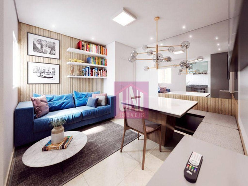Imagem 2 de 5 de Apartamento Com 2 Dormitórios À Venda, 50 M² Por R$ 340.000,00 - Campestre - Santo André/sp - Ap1875
