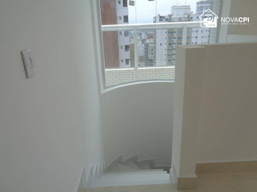 Cobertura Com 3 Dormitórios À Venda, 145 M² Por R$ 876.000,00 - Vila Guilhermina - Praia Grande/sp - Co0210