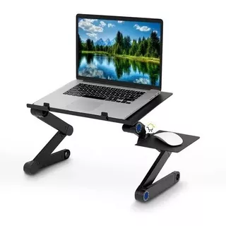 Mesa Plegable Portátil Ajustable Laptop 2 Ventiladores T8