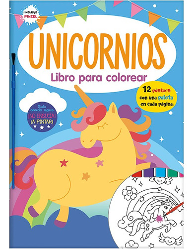 Libro De Manualidades Pintar Con Agua Para Niños Niñas