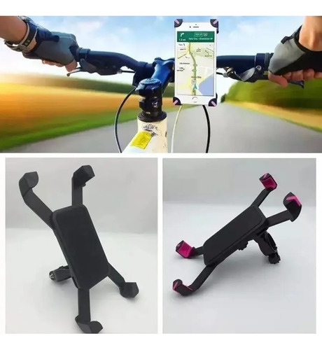 Soporte Porta Celular Universal Moto Bici Ajustable 360°