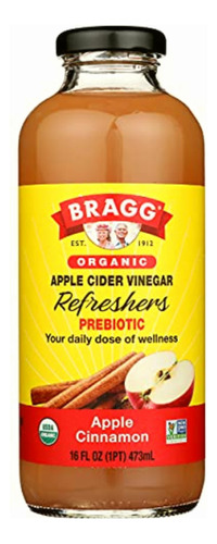 Bragg, Bebida De Vinagre De Manzana Orgánica Con Canela,