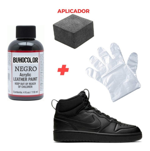 Kit Restaurador De Zapatillas Negro - Buhocolor Original