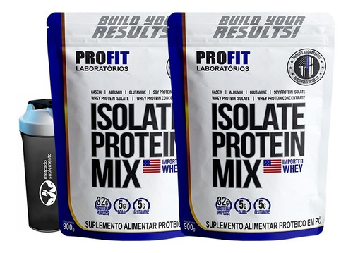 2x Whey Isolate Protein Mix Profit 900g = 1,8kg Coq Free