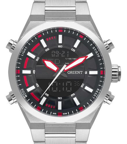 Relógio Orient Neo Sports Prata Masculino Mbssa051 Gvsx