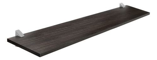 Repisa Recta Tabaco 80cm Hogar 2 Piezas Prat-k 08852.030 Color Chocolate