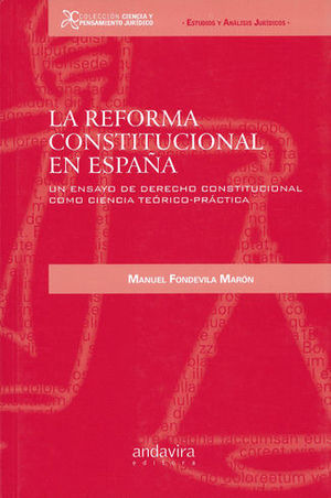 Libro Reforma Constitucional En España, La Original
