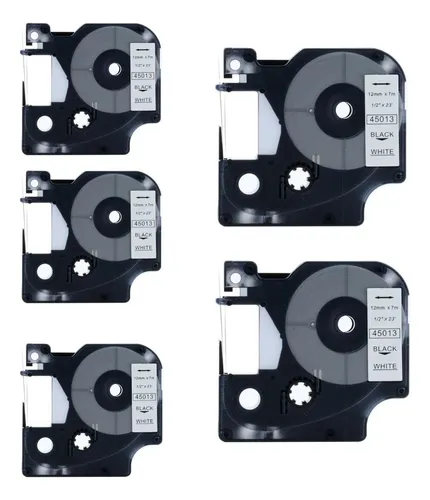 comprar Cinta D1 12mm 45013 P\u002F Rotuladora Dymo Labelmanager Rhino X5