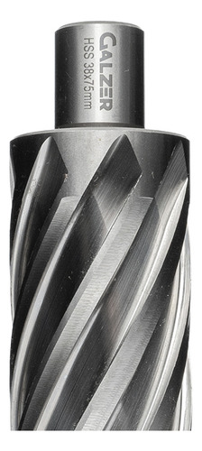 Fresa Anular Hss Copo 38 X 75 Mm / Encaixe Tipo Weldon 19mm