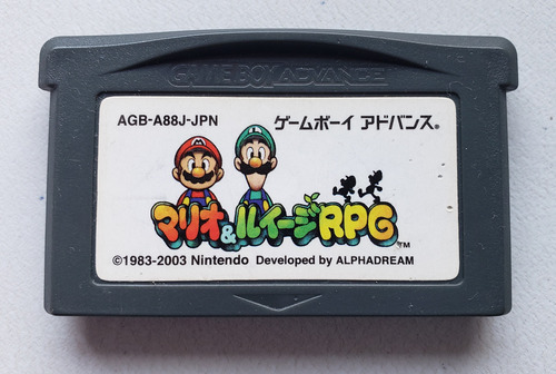 Mario & Luigi Japonés // Game Boy Advance Gba 