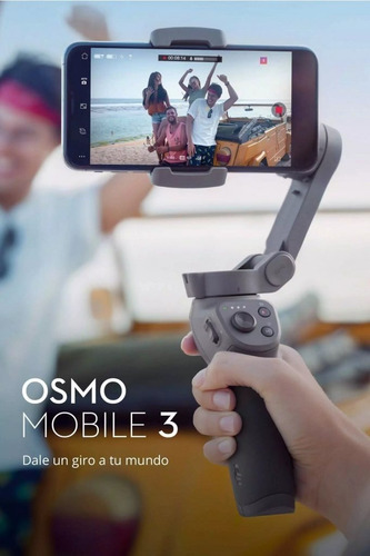Imagen 10 de 10 de Combo Dji Osmo Mobile 3 Tripode + Bolso Estabilizador Portat