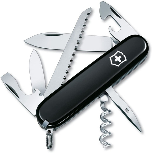 Victorinox Swiss Army - Navaja De Bolsillo, Color Negro