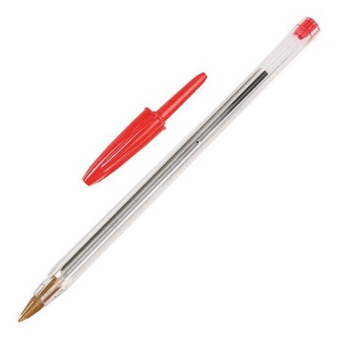 Boligrafo Bic Cristal 1mm Punta Mediana Pack X5 Rojas