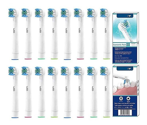 16pcs Cabezas De Cepillo Para Polvo De Repuesto Para Oral B.