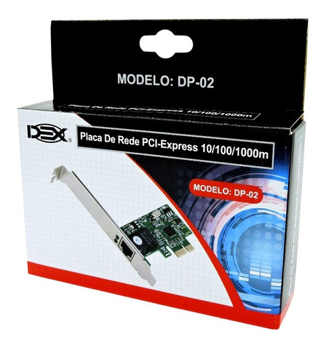 Imagem 6 de 7 de Placa De Rede Pci-express 10/100/1000 Dp-02 Dex