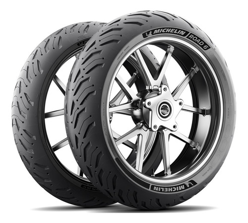 Par Pneu 120/70 Zr17 + 180/55 Zr17 Michelin Road 6 Gt