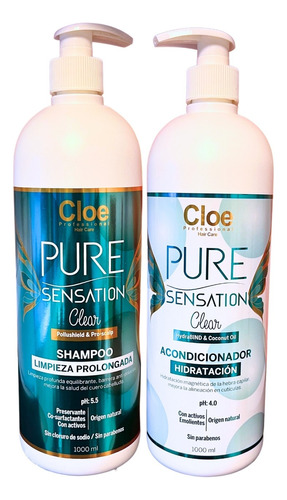 Cloe Pure Sensation Set Sin Sal Sin Parabenos 1000ml