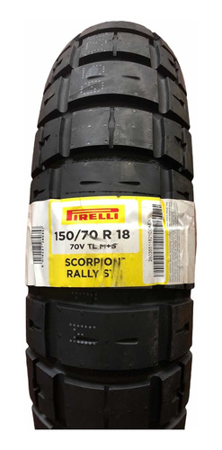 Llanta 150 70 R18 Pirelli Scorpion Rally Str