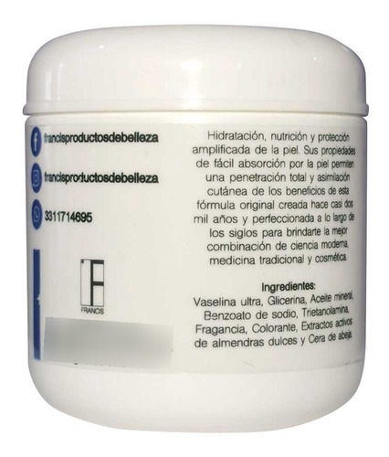 2 Pack Crema Facial Cold Cream De Almendras Y Cera De Abeja