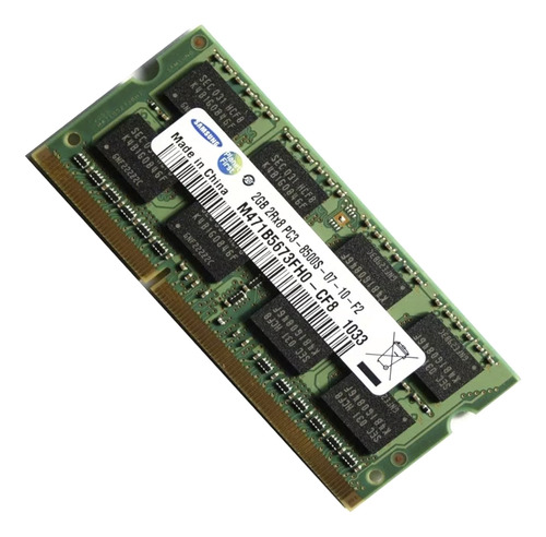 Memoria Ram Samsung M471b5673fh0-cf8 2gb Ddr3 1066mhz Sodimm