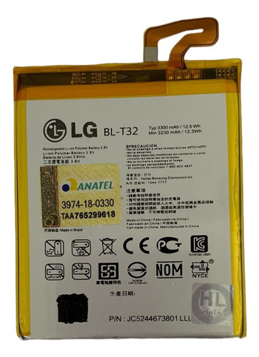 Flex Carga Bateria LG G6 H870 Bl-t32 Original
