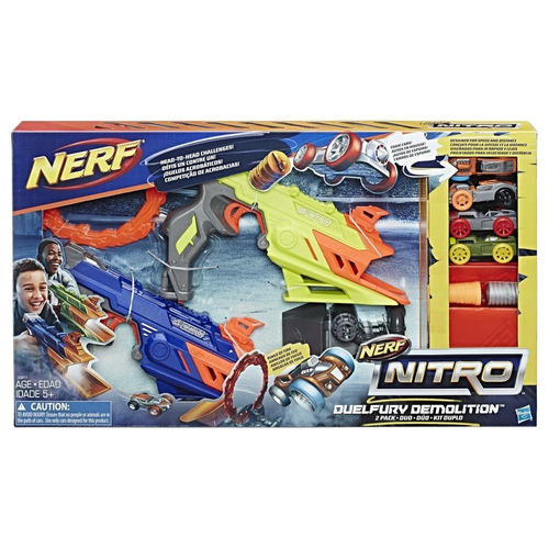 Nerf Nitro Duelfury Demolition Pack De 2 C0817 Hasbro