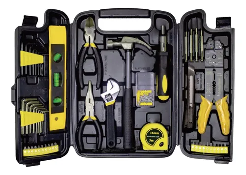 Kit Jogo De Ferramentas 129 Peças Com Maleta Multiuso 129 Peças