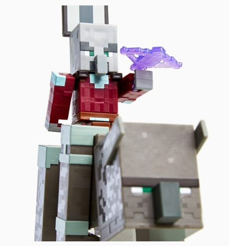 Figura Minecraft Construye Un Bloque Ravager & Raid Captain