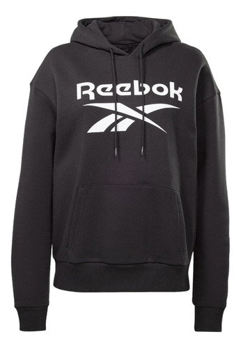 Sudadera Hoodie Dama Mujer Reebok Entrenamiento Big Logo