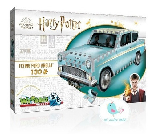 Puzzle 3d Harry Potter Ford Anglia 0202 -     Giro Didáctico