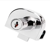 Comprar Cerraduras Doble Para Vitrina Doble Puerta Vidrio 6mm 