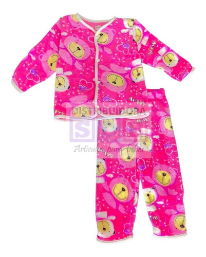 Pijama Para Bebe Niño Niña Térmicas Varios Colores 2 Pzas 