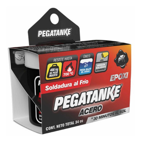 Pegamento Soldadura Fria Pegatanke Acero Original