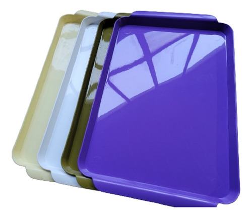 Bandejas Plásticas 36x23cm X 12 Unidades