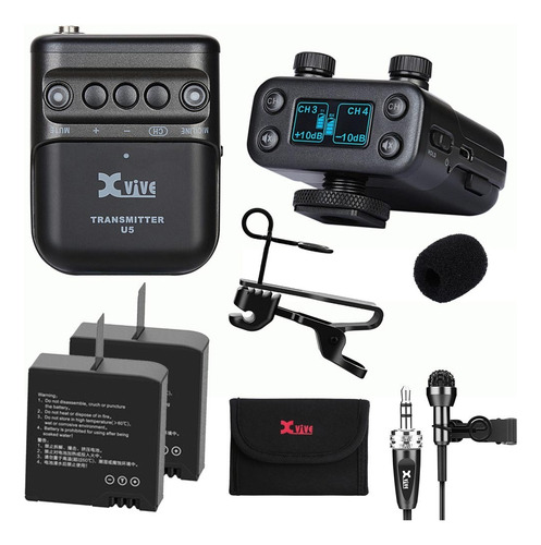 Microfono Lavalier De Camara Xvive U-5 Garantia Abregoaudio