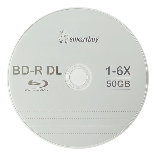 Smart Comprar 10 Pack Bd-r Dl 50 Gb 6 X Blu-ray Discos De Do