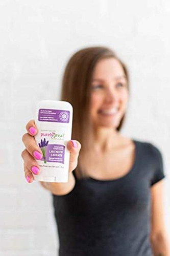 Purelygreat Natural Deodorant Stick - Lavender - Ewg Verifie