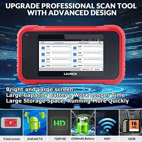 Imagen 6 de 9 de Escanner De Auto Launch Crp123e Obd2 Diagnosis