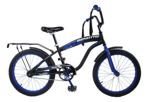 Bicicleta Benotto Easy Ride Cross Acero R20 1v Niño Negro