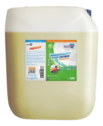 Desengrasante Para Cocina Biodegradable 20 L