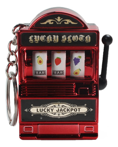 (r) Llavero De Máquina Tragamonedas Lucky Charm Jackpot Keyc