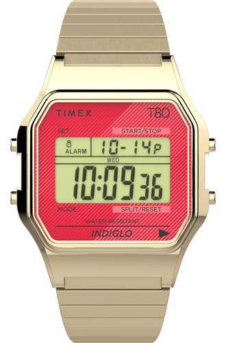 Timex T80 34 Mm Reloj De Cuarzo Con Ajuste Perfecto Tw2vyb