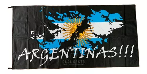 Bandera Argentina 60x90 Cm Con Sol Flameo