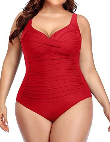 Yonique Women Plus Talla Una Sola Pieza Bañador Mjjdh