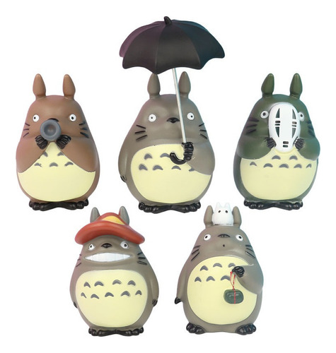 5pcs My Neighbor Totoro Figura Juguete Modelo Navidad Regalo