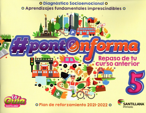 Imagen 5 de 6 de Guía Santillana 5° Pack C/4 Libros + Examen Pública 2021-22