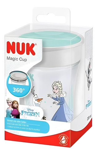 Vaso De Aprendizaje Antiderrame Magic Cup Frozen Nuk + 8m